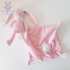 Doudou Lapin mouchoir rose TEX