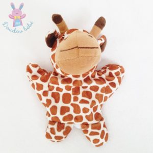 Doudou marionnette Girafe marron écru MAISONS DU MONDE