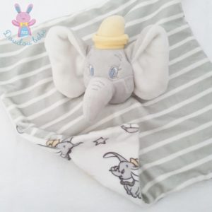 Doudou plat éléphant Dumbo rayé gris DISNEY by PRIMARK