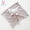 Doudou plat Lapin gris SIPLEC LECLERC