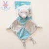 Doudou plat éléphant bleu TOM & KIDDY