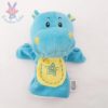 Doudou marionnette Hippopotame bleu JEUX 2 MOMES