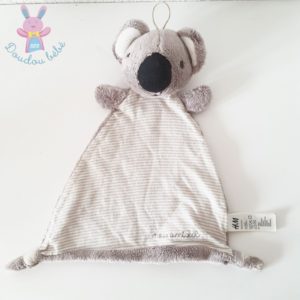 Doudou plat Koala beige et rayé blanc New arrival H&M