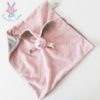 Doudou plat Lapin rose gris FLOPPYS