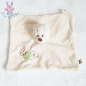 Doudou plat Winnie écru woom DISNEY CARREFOUR