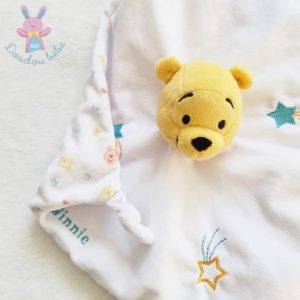 Doudou plat Winnie blanc étoiles filantes DISNEY ORCHESTRA