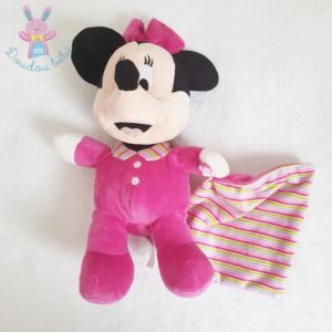 Doudou Minnie rose mouchoir DISNEY