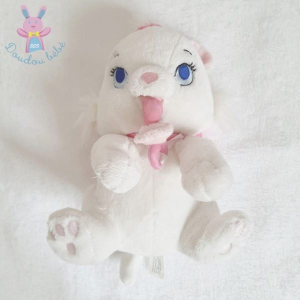 Doudou Chat Marie blanc DISNEY DISNEYLAND