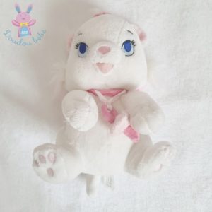 Doudou Chat Marie blanc rose tétine aimantée DISNEY DISNEYLAND