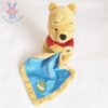 Doudou Winnie mouchoir bleu DISNEY