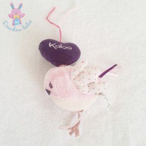 Doudou Oiseau Petite Rose cœur musical KALOO