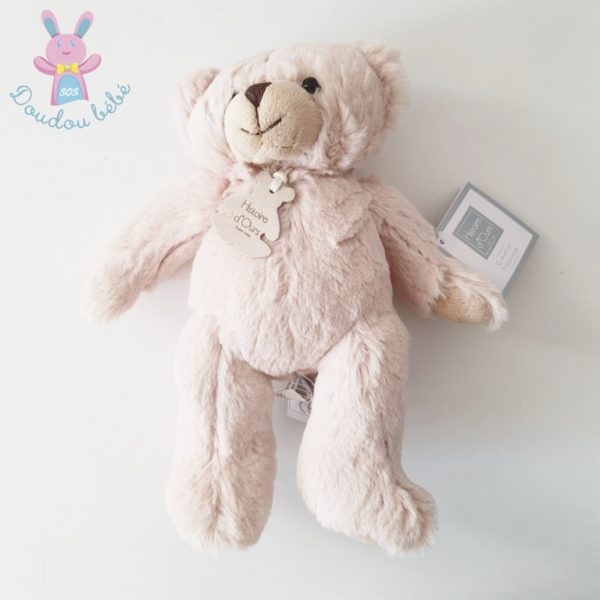 Doudou Ours coup de cœur beige HISTOIRE D'OURS