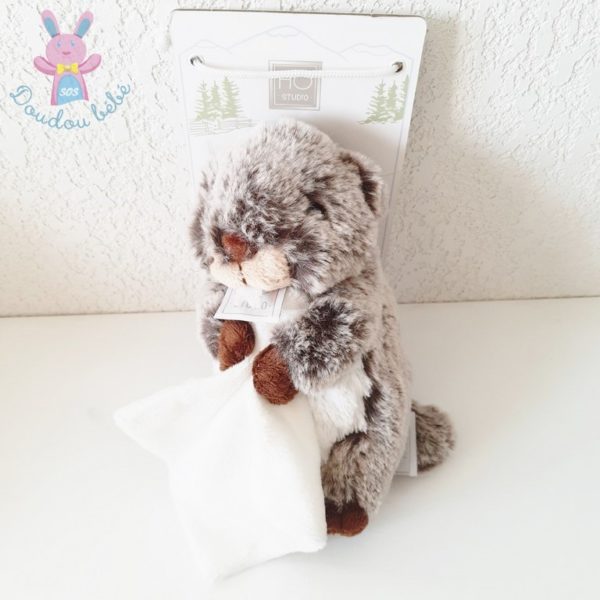 Doudou Marmotte marron HISTOIRE D'OURS