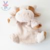 Doudou marionnette Vache beige HISTOIRE D'OURS