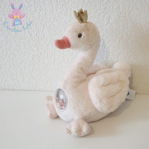 Doudou Cygne rose jouet TEX