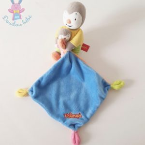 Doudou T’choupi Tchoupi et Fanny mouchoir coloré NICOTOY