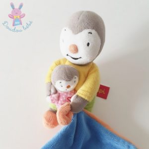 Doudou T’choupi Tchoupi et Fanny mouchoir coloré NICOTOY