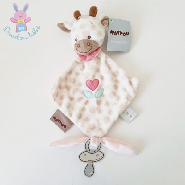 Doudou plat Girafe NATTOU