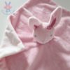 Doudou plat Lapin rose et blanc à pois PRIMARK – Image 2