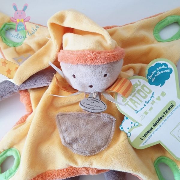 Grand lutin jaune orange marron Tatoo DOUDOU ET COMPAGNIE – Image 3