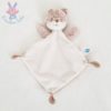 Doudou plat Renard blanc beige TEX