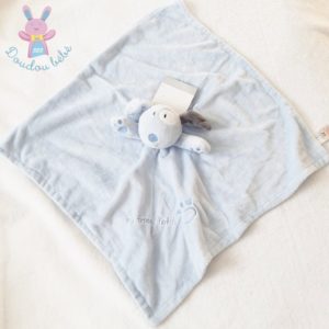 Doudou Chien bleu couverture My friend patch EARLY DAYS PRIMARK