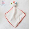 Doudou plat Licorne blanc ACTION