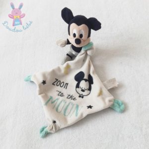 Doudou Mickey mouchoir « Zoom to the moon » DISNEY