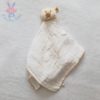 Doudou plat Ours lange blanc beige étoiles lune NOUKIE'S – Image 3