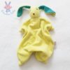 Doudou plat Lapin éponge vert fluo PEPPA