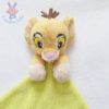 Doudou plat Roi Lion Simba vert jaune soleil DISNEY – Image 2