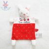 Doudou plat Lapin petite cueillette MOTS D'ENFANTS