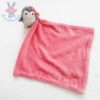 Doudou Pingouin gris couverture rose NICOTOY