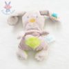 Doudou Chien beige vert BABY NAT