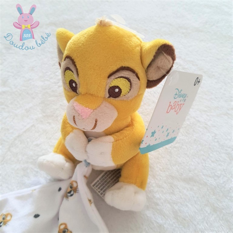 Doudou Disney Plat Simba Le Roi Lion 20 x 20 cm Set Doudou Enfant jaune  Avec mouchoir - Cdiscount Jeux - Jouets
