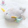 Doudou Baleine jouet d'éveil TAO TAPE A L'OEIL
