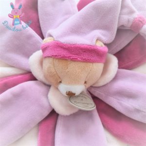 Doudou Doudou et compagnie Ours Fushia marionnette - Les collectors