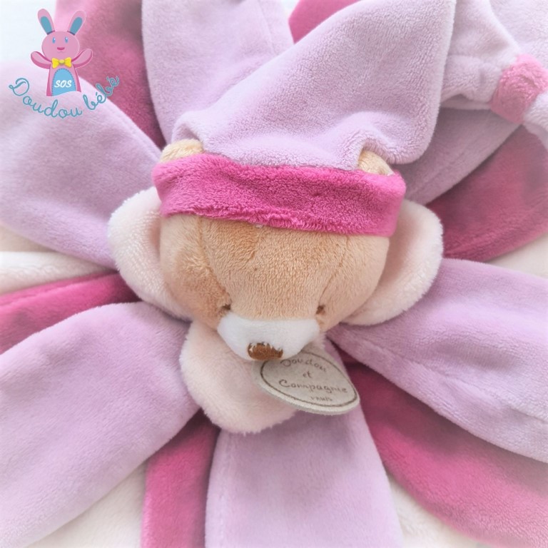 Doudou et compagnie ours rose shop