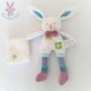 Doudou Lapin mouchoir Les Ptitous DOUDOU ET COMPAGNIE