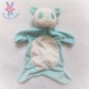 Doudou plat Panda bleu blanc Brioche KIMBALOO