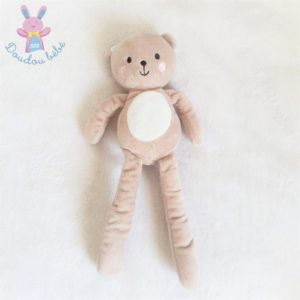 Doudou Ours tout doux beige blanc SIMBA TOYS KIABI