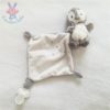 Doudou Pingouin mouchoir blanc gris TEX