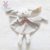 Doudou plat Lapin gris TOM & KIDDY