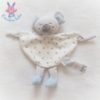 Doudou plat Koala blanc bleu gris TOM & KIDDY