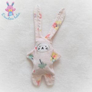 Doudou Lapin rose palmiers parasol CATIMINI