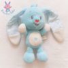 Doudou Lapin bleu blanc AUCHAN