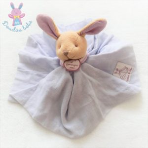 Doudou Lapin lange mauve créateur de rêves DOUDOU ET COMPAGNIE