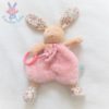 Doudou Lapin d'activités Poupi rose beige BABY NAT