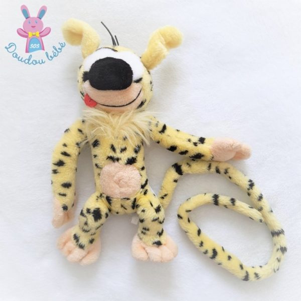 Doudou Marsupilami jaune et noire 30 cm AJENA