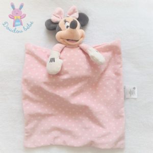 Doudou Souris Minnie rose à pois blanc DISNEY STORE